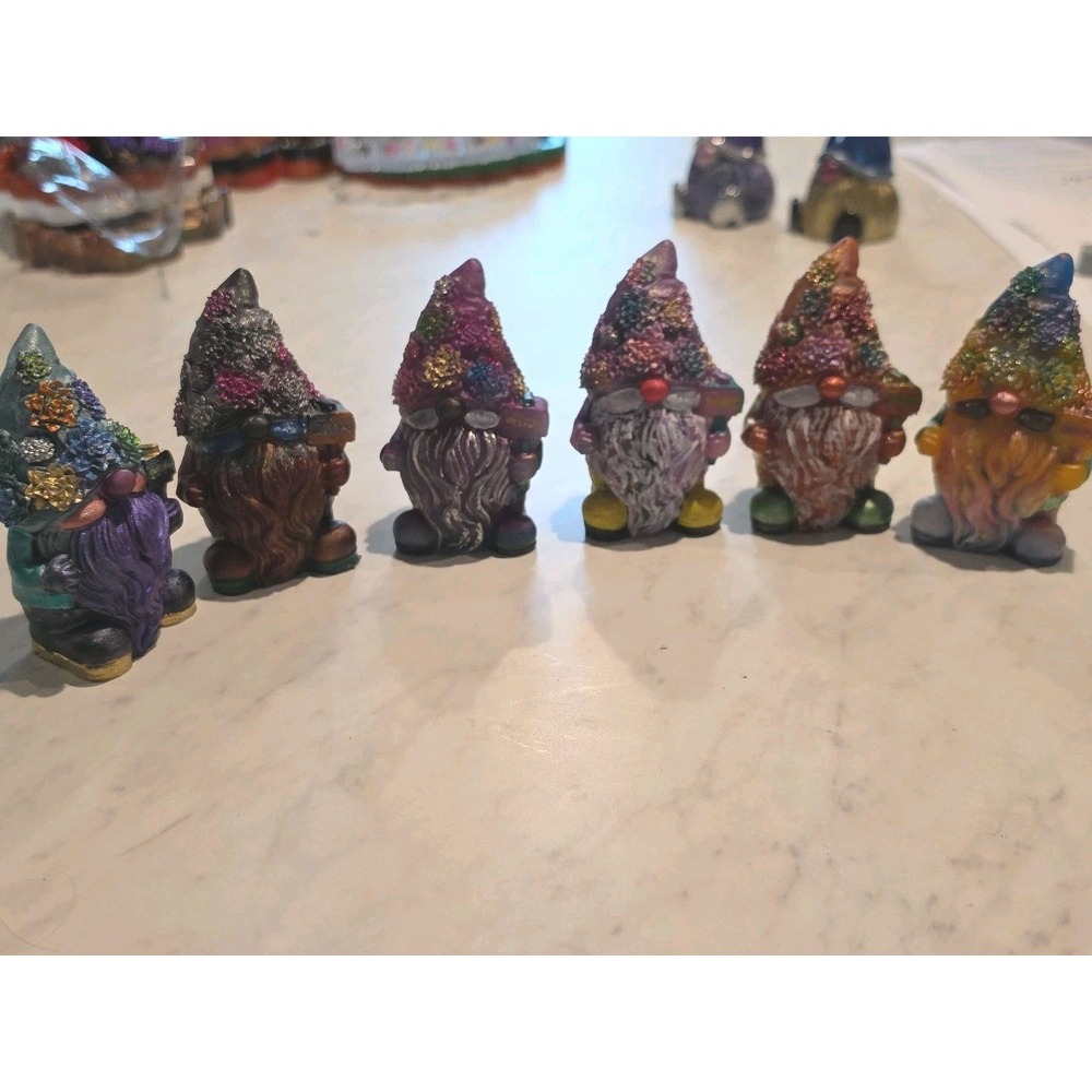 Handmade Resin Small Gnome. Price Is For One Gnome